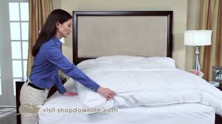 How To Keep your Feather Bed From Sliding Around  DOWNLITE [upl. by Aciraj]