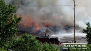 Mulch Fire  June 9 2024  Bartlett IL [upl. by Sewellyn]