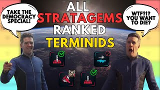 ALL STRATAGEMS RANKED AFTER HUGE BUFFS TERMINIDS SUPER HELLDIVE TIERLIST  Helldivers 2 [upl. by Leirvag]