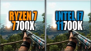 7700X vs 11700K Benchmarks  15 Tests  Tested 15 Games and Applications [upl. by Cacka]