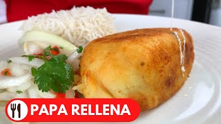 🇵🇪 PAPA RELLENA PERUANA  RECETA FACIL Y RIQUISIMA [upl. by Alded]