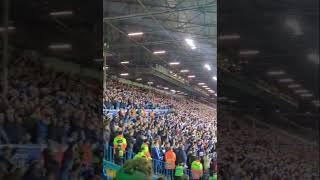 Leicester City Fans Last Night At Elland Road🎥 Leeds UnitedA [upl. by Fulvi]