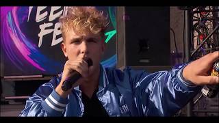 Jake Paul ft Team 10  quotIts Everyday Broquot Live Teen Choice Awards 2017 [upl. by Airotciv]