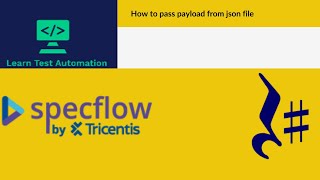 RestSharp v108 SpecFlow  How to pass payload or request body from JSON file  C  Net Core [upl. by Dickey882]