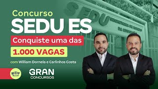 Concurso SEDU ES  Conquiste uma das 1000 vagas [upl. by Shiroma]