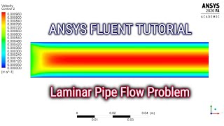 ANSYS Fluent Tutorial  Laminar Pipe Flow Problem  ANSYS Fluent Pipe Flow  CFD Beginners Tutorial [upl. by Misaq681]