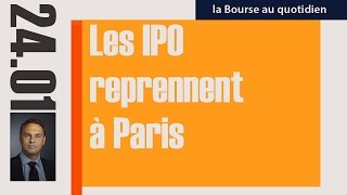 La Bourse au Quotidien  Les IPO reprennent à Paris [upl. by Erehc]