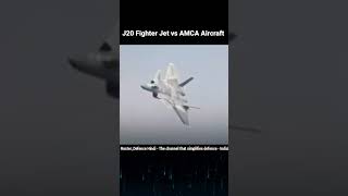 J20 jet vs AMCA fighter jet j20 amca shorts airforce aircraft [upl. by Leone]