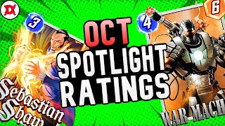 All October SPOTLIGHT RATINGS  Helpful Resource  Marvel SNAP [upl. by Roselin]