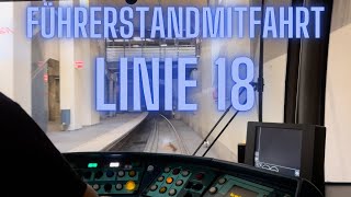 Führerstandmitfahrt  Linie 18  Thielenbruch  Mülheim Wiener Platz Stadtbahn Köln [upl. by Wiley708]