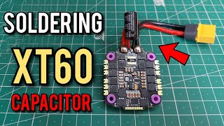 How To Solder XT60 to ESC  Beginners Guide [upl. by Wrightson372]