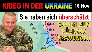 16NOVEMBER Klasse  Ukrainische Kräfte schlagen zurück und holen sich Terny  UkraineKrieg [upl. by Llennor]