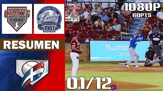 Resumen  Tigres del Lice vs Gigantes del Cibao  Serie Regular Lidom 20242025 1122024 [upl. by Ianej]