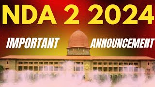 NDA 2 2024 Live Paper Solution Announcement 🔥  NDA 2 2024 [upl. by Doersten]