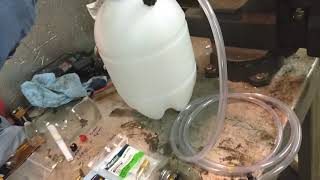 Homemade brake bleeder apparatus part 1 [upl. by Zulaledairam]