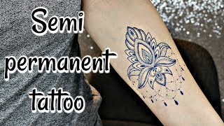 Semi Permanent Tattoos  How To Do A Semi Permanent Tattoo  Beautybyjosiek  Easy Ink [upl. by Nnek]