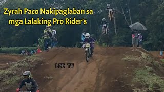 Zyrah Paco nakipaglaban sa Mga Lalaki Pro Riders [upl. by Nelg]