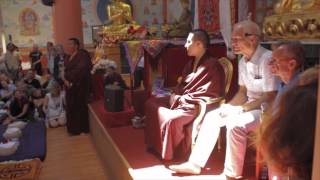 HH 17th Karmapa meeting sanghas from Latin America Spain Portugal and Israel at Karma Guen [upl. by Missak623]