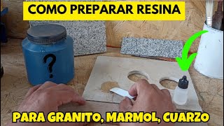 ✨ ¡Secretos de Expertos Cómo Preparar Resina para Granito y Lograr un Acabado Profesional 🔥 [upl. by Aitercul]