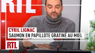 Cyril Lignac  le saumon en papillote gratiné au miel [upl. by Suoicul241]