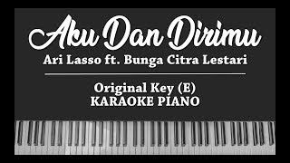 Aku dan Dirimu KARAOKE PIANO COVER Ari Lasso ft Bunga Citra Lestari [upl. by Hanafee]