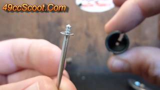 TwoStroke Scooter  ATV Carburetor Settings And Adjustments 3of4  Needle Clip [upl. by Otilia]