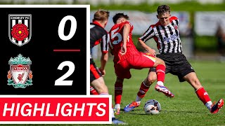 HIGHLIGHTS  Chorley 02 Liverpool U21s XI [upl. by Elocon]