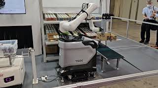 THK replenishment robotic  automated solution at Tokyo Logis Tech LTT2024 [upl. by Buchalter]