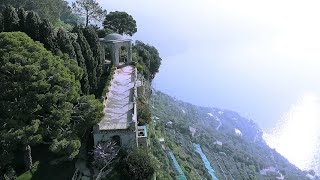 Villa Cimbrone Ravello Italy Exclusive 100 Drone Video [upl. by Edorej]