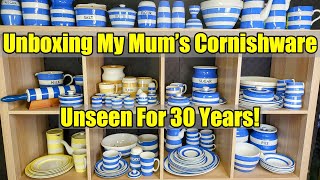 UNBOXING  My Mums  T G Green  CORNISH Kitchenware  CORNISHWARE  Unseen In 30 years [upl. by Nwahsad629]