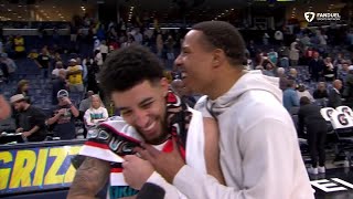 Desmond Bane calls LeBron old man during Scotty Pippen Jrs postgame interview  NBA on ESPN [upl. by Oleusnoc]