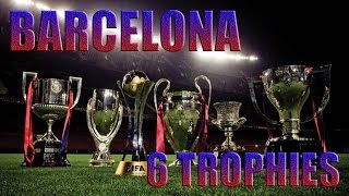 Barcelona 6 of 6 trophies 2009 year  Барселона 6 из 6 трофеев 2009 год [upl. by Kravits276]