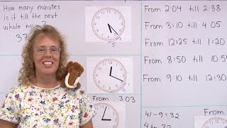 Find the elapsed time  to the minute  3rd grade math lesson [upl. by Billy]