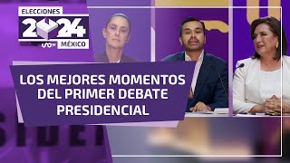 Mejores momentos del primer debate presidencial 2024 [upl. by Palmira861]