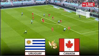 🔴LIVE  CANADA vs URUGUAY I COPA AMERICA 2024 I eFOOTBAL PES 21 GAMEPLAY SIMULATION [upl. by Madella968]