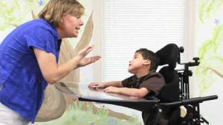 I am a Pizza with sign language Cerebral Palsy [upl. by Toor238]