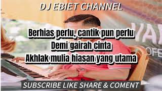 DASI DAN GINCU DUTMIX  KARAOKE DANGDUT LIRIK KN7000  NADA STANDAR [upl. by Aicertap]