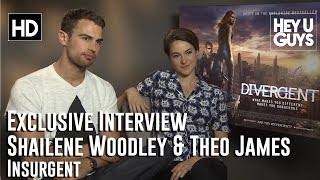 Shailene Woodley amp Theo James Exclusive Interview  Divergent [upl. by Zima278]