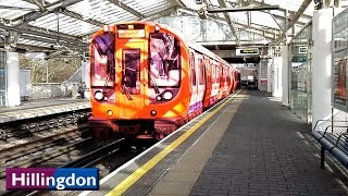 Hillingdon  Metropolitan  Piccadilly lines  London Underground  1973 Tube Stock  S8 Stock [upl. by Narcis369]