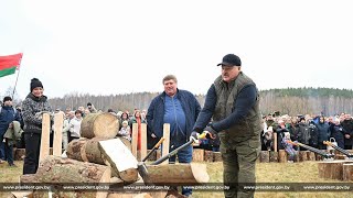 Łukaszenka „Jeśli Trumpowi uda się zakończyć wojny powinien otrzymać Pokojową Nagrodę Nobla” [upl. by Carney667]