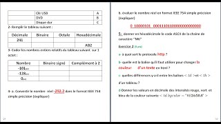 CORRECTION DEXAMEN FINALE  INTRODUCTION A LINFORMATIQUE partie 2 [upl. by Racklin]