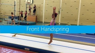 Front Handspring » Acrobatics amp Airtracks [upl. by Rabkin]