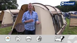 Outwell Tent Newgate 5  2014  Innovative Family Camping [upl. by Jaquenetta]