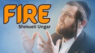 Shmueli Ungar Fire  AWESOME Lyric Video  Jewish Singers [upl. by Enimasaj]