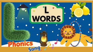 Learn the Letter L Phonics Song for Kids  Learn the Alphabet  Kids Songs by The Learning Station [upl. by Anayek]