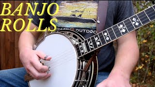 3 Essential Rolls for Beginner Banjo Players [upl. by Liartnod]