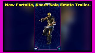 New Fortnite Snare Solo Emote Trailer [upl. by Laforge]