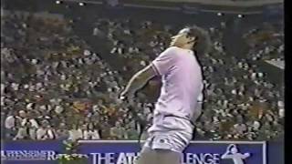 Boris Becker vs McEnroe Final  Atlanta 1986  0711 [upl. by Onitsoga518]