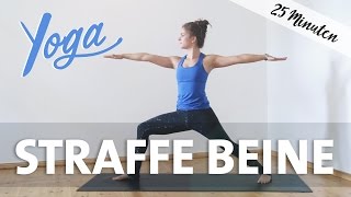 Yoga für straffe Beine  25 Minuten Vinyasa Yoga Workout [upl. by Lramaj]