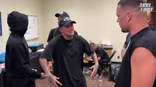 Nate Diaz Gives Sean Garcia Encouraging Words After Loss to Vargas [upl. by Nisse811]